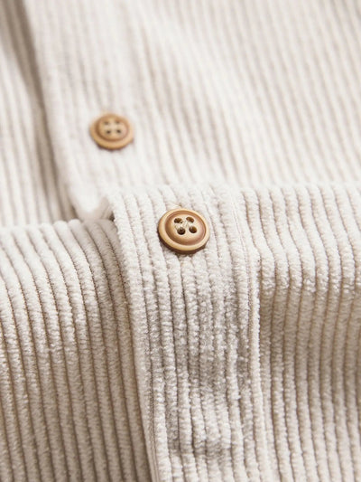Chemise élégante en velours côtelé