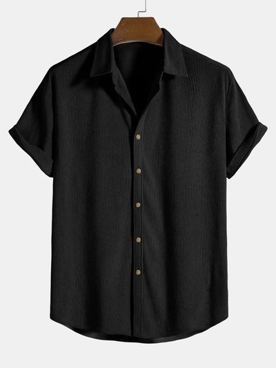 Chemise élégante en velours côtelé