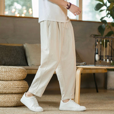 Pantalon large en lin JEJU