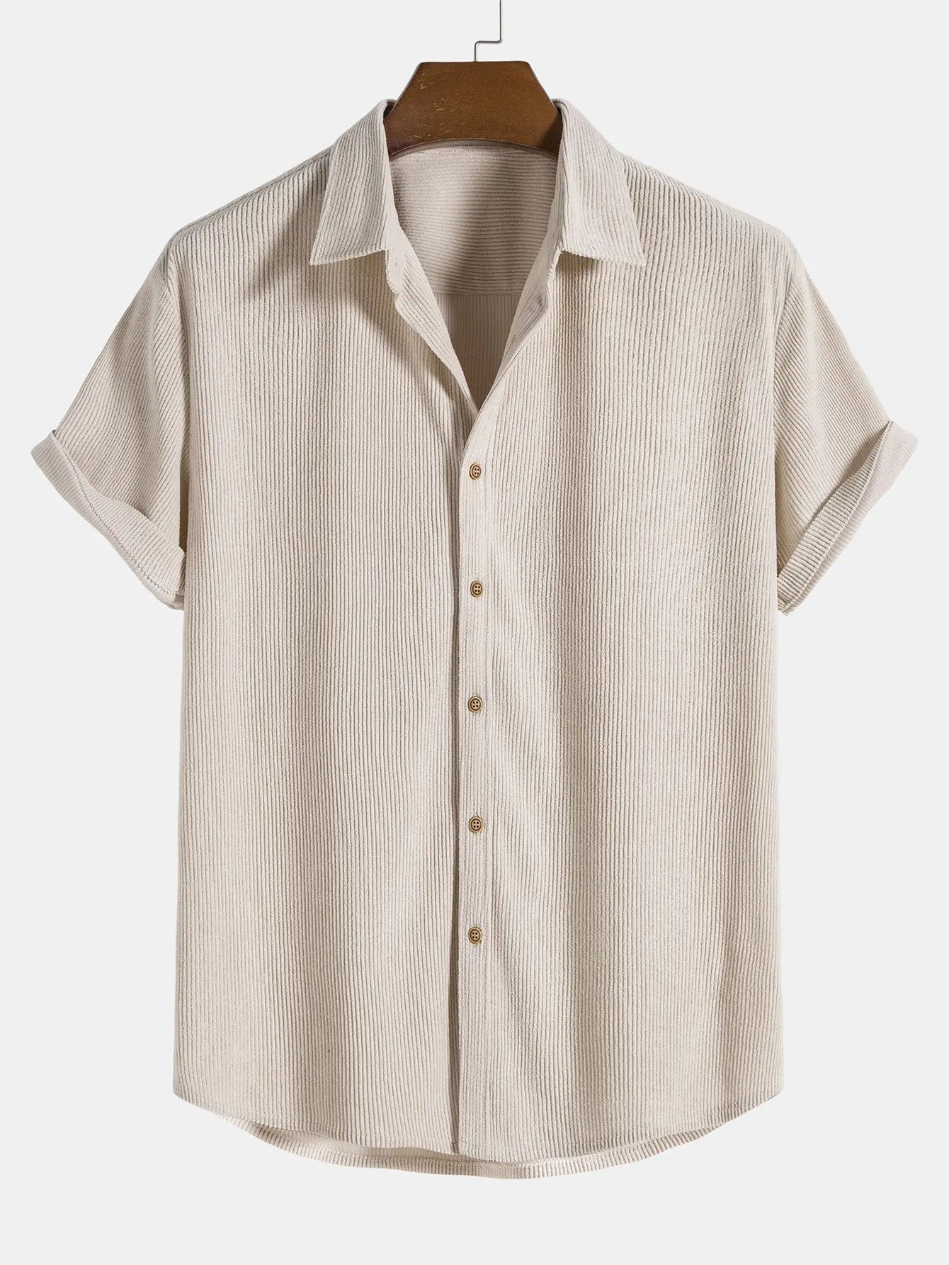 Chemise élégante en velours côtelé