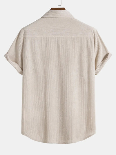 Chemise élégante en velours côtelé
