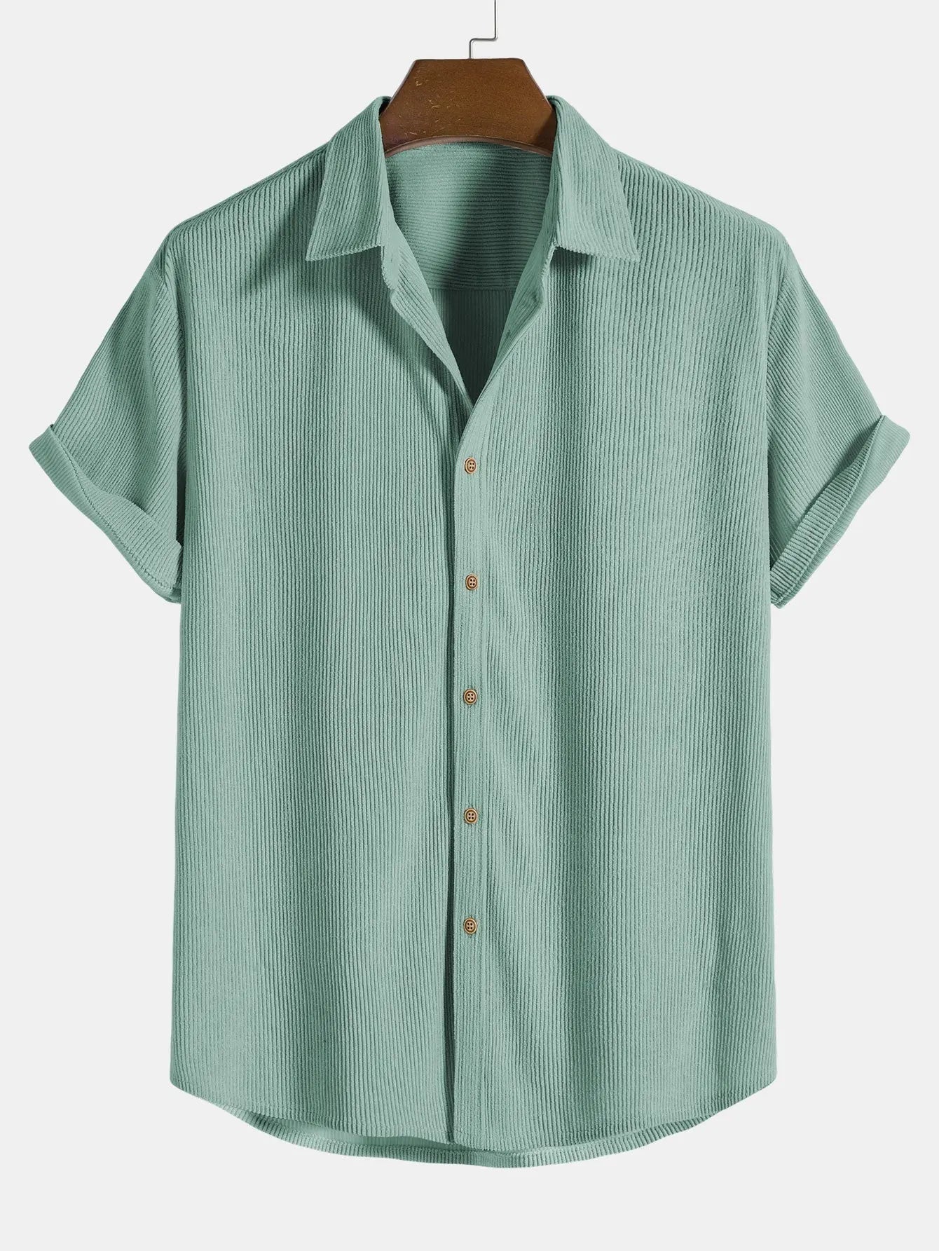 Chemise élégante en velours côtelé