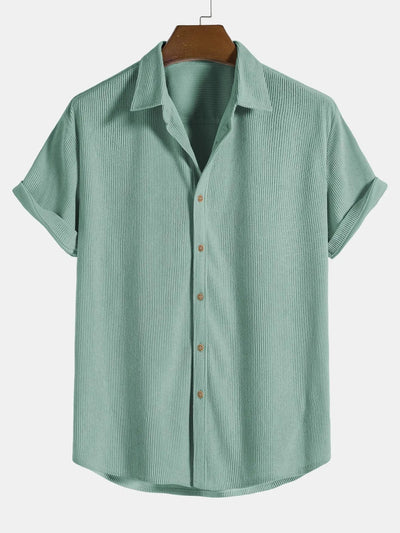 Chemise élégante en velours côtelé