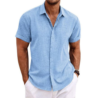 Chemise en lin à manches courtes MIAMI