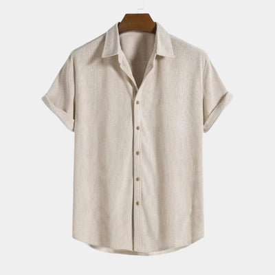 Chemise élégante en velours côtelé