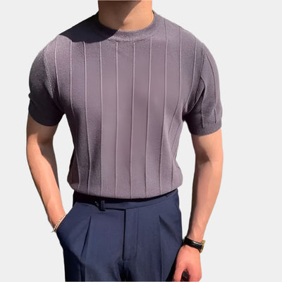 Chemise rayée classique et luxueuse