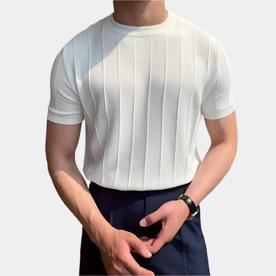 Chemise rayée classique et luxueuse