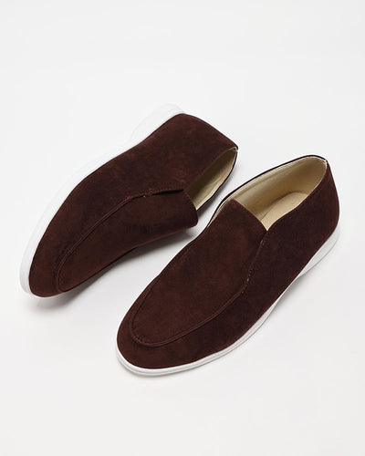 MONACO High Suede Loafers