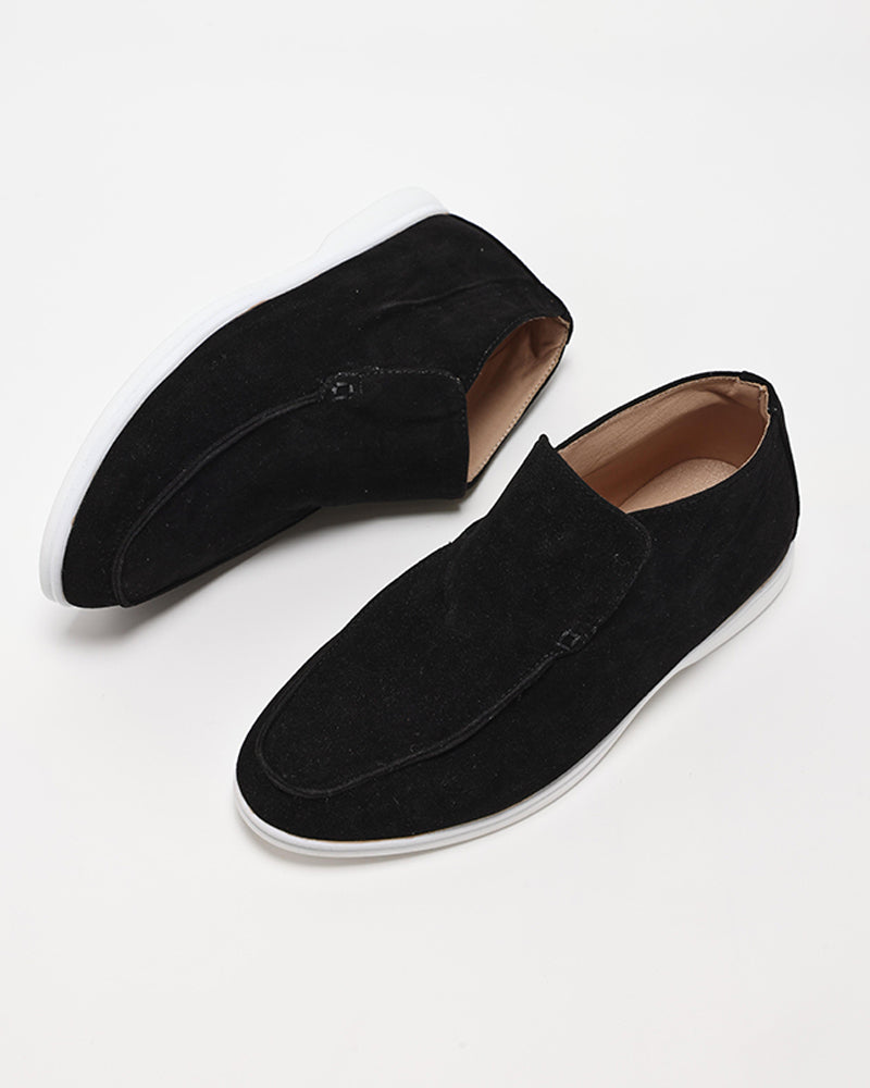 MONACO High Suede Loafers